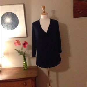 3 Dot cowl neck shirt